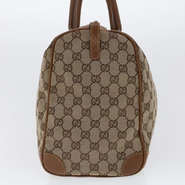 GUCCI GG Canvas Web Sherry Line Boston Bag Beige Red 2122.000.5301 43326 For Sale