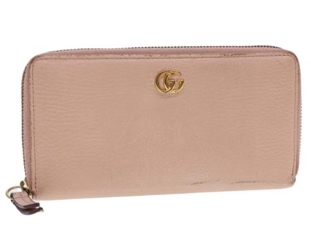 GUCCI Long Wallet Leather Pink 496334 am4210 Hot on Sale