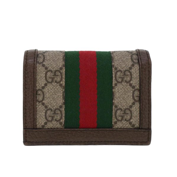 GUCCI GG Canvas Web Sherry Line Ofidia Wallet Beige Red Green 523155 yk7191 Fashion