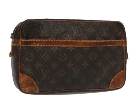 LOUIS VUITTON Monogram Compiegne 28 Clutch Bag M51845  95095 on Sale