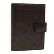 GUCCI GG Canvas Guccissima Agenda MM Day Planner Cover Brown 115241 th3649 Fashion