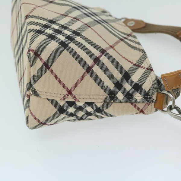 BURBERRY Nova Check Blue Label Shoulder Bag Canvas BeigeNew 64634 Cheap