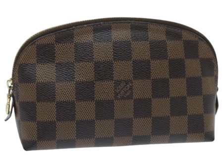 LOUIS VUITTON Damier Ebene Pochette Cosmetic PM Pouch N47516  yk15531 For Discount