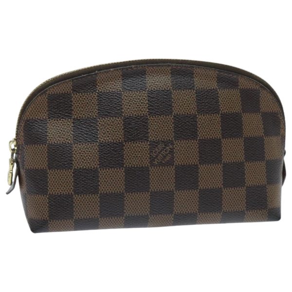 LOUIS VUITTON Damier Ebene Pochette Cosmetic PM Pouch N47516  yk15531 For Discount