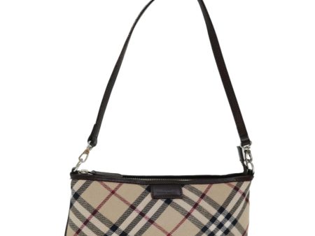 BURBERRY Nova Check Blue Label Shoulder Pouch Canvas BeigeNew 70804 Discount