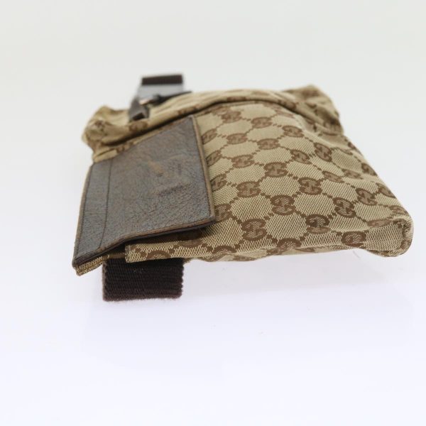 GUCCI GG Canvas Waist bag Beige 28566 56675 on Sale