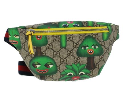 GUCCI GG Canvas Sherry Line Children Cactus Waist bag Beige 502095 42432A Discount