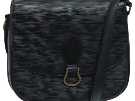 LOUIS VUITTON Epi Saint Cloud GM Shoulder Bag Black Noir M52192  95245 For Cheap