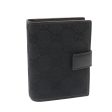 GUCCI GG Canvas Mini Notebook Cover Ballpoint Pen Black ds051 For Sale