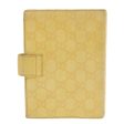 GUCCI Gucci Shima GG Day Planner Cover Leather Yellow 115241 am4214 Online Hot Sale