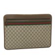 GUCCI GG Supreme Web Sherry Line Briefcase Beige Red Green 89 02 060 tb936 For Sale