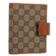 GUCCI GG Canvas Day Planner Cover Beige 58161 For Discount