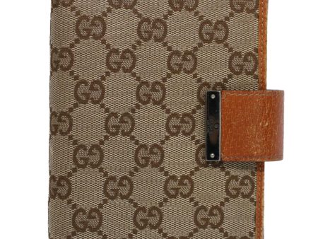 GUCCI GG Canvas Day Planner Cover Beige 58161 For Discount