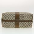 GUCCI GG Plus Canvas Boston Bag PVC Leather Beige th3568 Supply