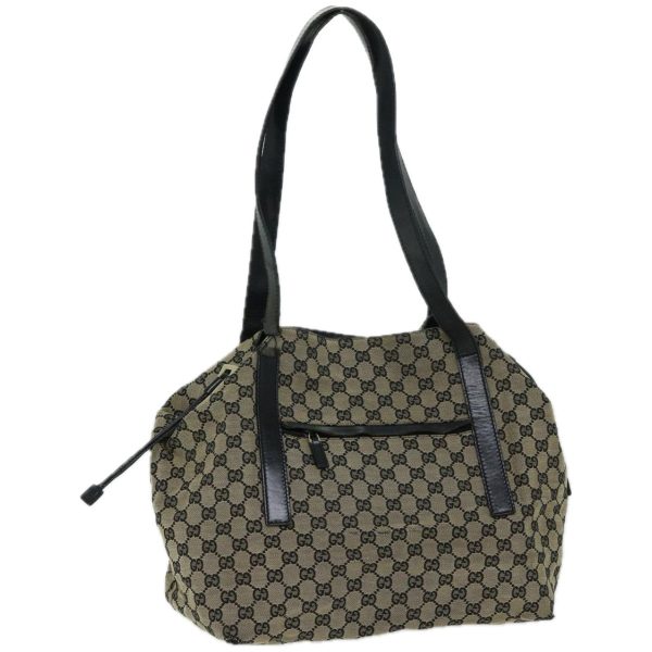 GUCCI GG Canvas Shoulder Bag Beige ac2714 Discount