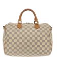 LOUIS VUITTON Damier Azur Speedy Bandouliere 30 Hand Bag 2way N41052 Auth 96037 on Sale