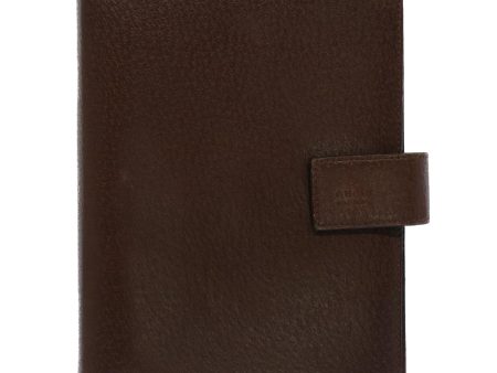 GUCCI Day Planner Cover Leather Brown ki3292 Online now