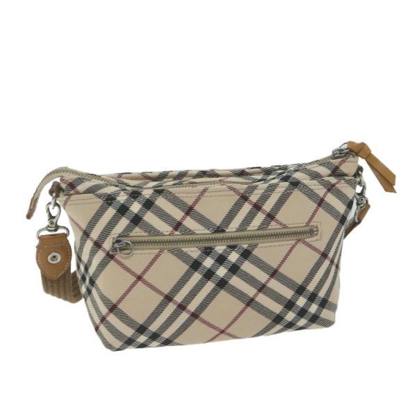 BURBERRY Nova Check Blue Label Shoulder Bag Canvas BeigeNew 64634 Cheap