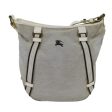 BURBERRY Blue Label Shoulder Bag Canvas GrayNew 71350 Discount