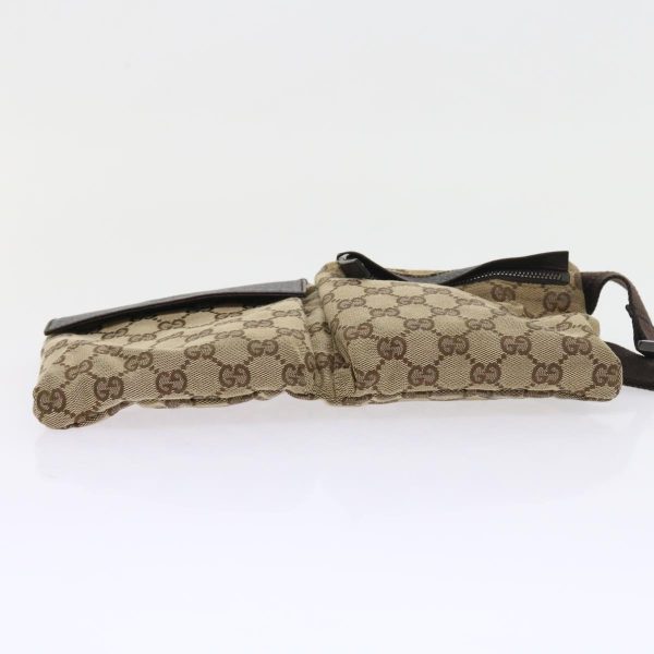 GUCCI GG Canvas Waist bag Beige 28566 57830 Discount