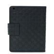 GUCCI GG Canvas Guccissima Web Sherry Line iPad Case Black Red 283782 64323 Cheap