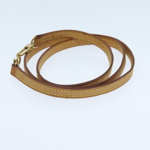 LOUIS VUITTON Shoulder Strap Leather 42.5   Beige  92748 Online now