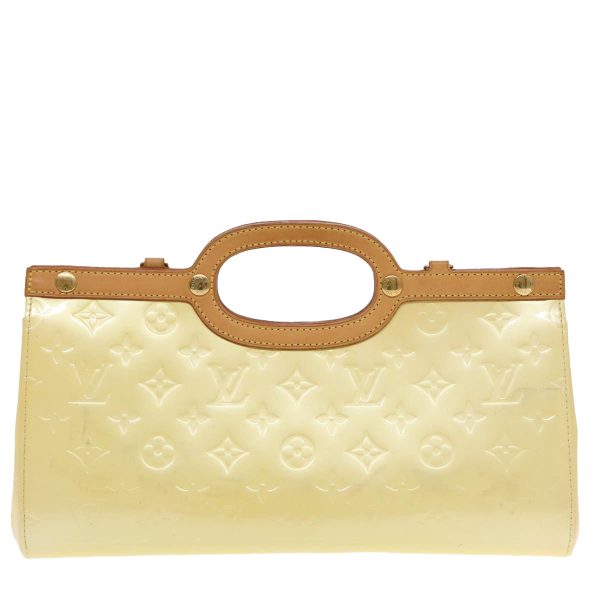 LOUIS VUITTON Monogram Vernis Roxbury Drive Hand Bag Perle M91374 Auth yk15602 For Discount