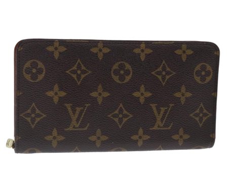 LOUIS VUITTON Monogram Porte Monnaie Zip Long Wallet M61727  bs18704 Online Sale