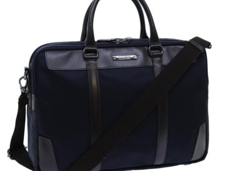 BURBERRY Blue Label Hand Bag Nylon 2way Navy BrownNew bs13720 Online Sale