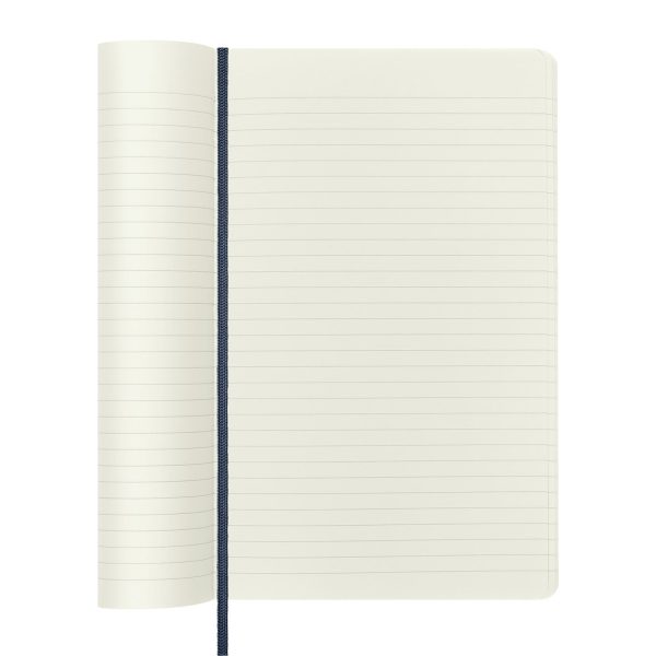 Moleskine Classic Soft Cover Navy Blue Notebook - A5, Ruled Online