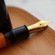 Majohn (Moonman) P139 No.6 Fountain Pen - Orange GT For Discount