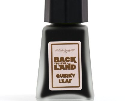 Esterbrook Back to the Land Quirky Leaf Ink Bottle, Green - 30ml Online now