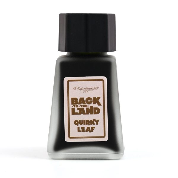 Esterbrook Back to the Land Quirky Leaf Ink Bottle, Green - 30ml Online now