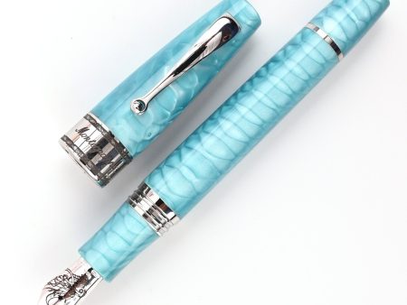 Montegrappa Regal Year of the Dragon Fountain Pen - Laguna Blue (Limited Edition) Cheap