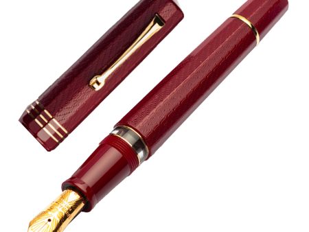 Leonardo Dodici Guilloche No. 6 Fountain Pen - Burgundy GT Online