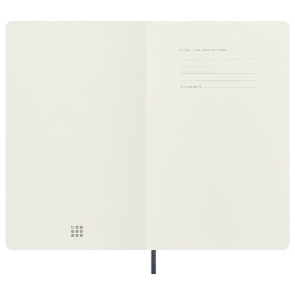 Moleskine Classic Soft Cover Navy Blue Notebook - A5, Ruled Online