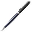 Waterman Hemisphere Colour Blocking Ball Pen - Black & Blue CT Hot on Sale