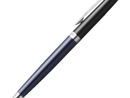 Waterman Hemisphere Colour Blocking Ball Pen - Black & Blue CT Hot on Sale