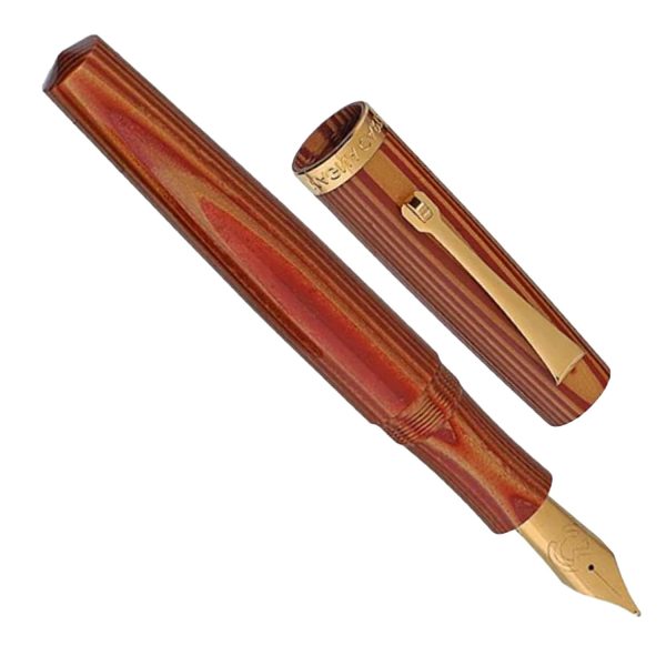 Magna Carta Libertatum Crown Fountain Pen - Red Gold GT Supply