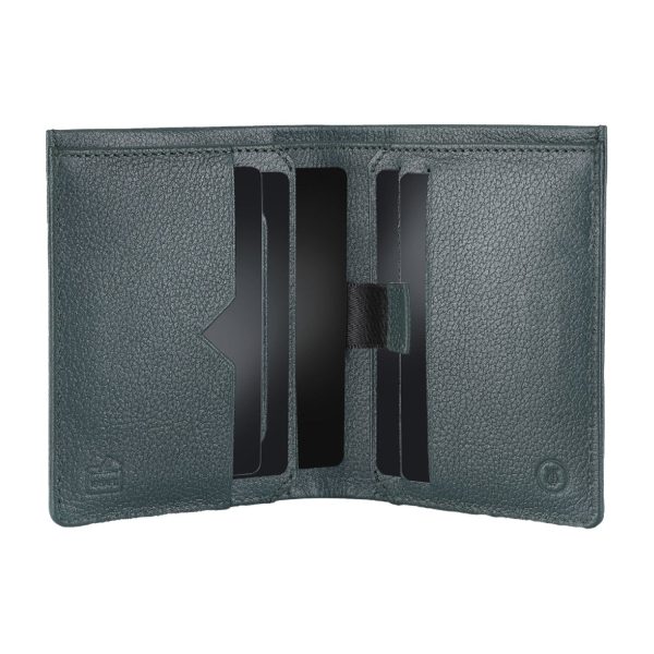 Lapis Bard Dual Compartment Bifold 6cc Wallet - Verdant Online