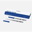 Montblanc 128215 Ball Pen Refill - Royal Blue - Broad - Pack of 2 Cheap