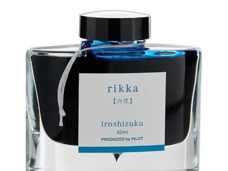 Pilot Iroshizuku Ink Bottle, Rikka (Blue) - 50ml Discount