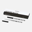 Montblanc 128212 Ball Pen Refill - Mystery Black - Broad - Pack of 2 Online