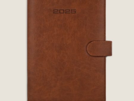 Scholar Magnet 2025 B5 Daily Planner - Tan on Sale