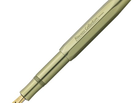 Kaweco Collection Fountain Pen with Optional Clip - Olivine (Special Edition) Online Hot Sale