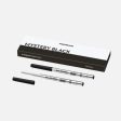 Montblanc 128211 Ball Pen Refill - Mystery Black - Medium - Pack of 2 Cheap