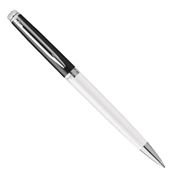 Waterman Hemisphere Colour Blocking Ball Pen - Black & White CT Hot on Sale