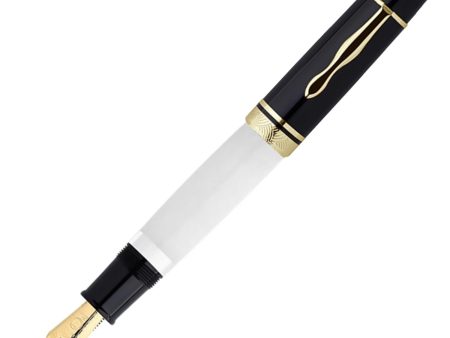 Majohn (Moonman) P139 No.6 Fountain Pen - White GT Hot on Sale