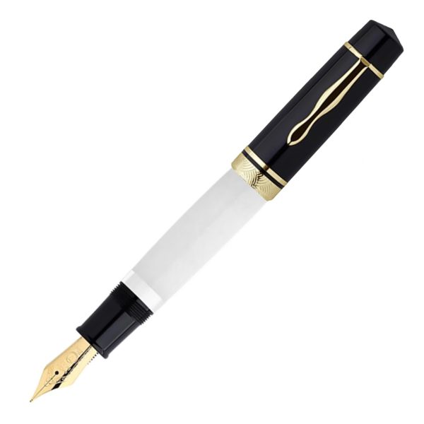 Majohn (Moonman) P139 No.6 Fountain Pen - White GT Hot on Sale