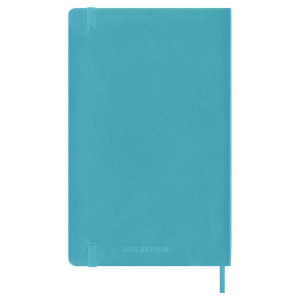 Moleskine Classic Soft Cover Reef Blue Notebook - A5, Ruled For Cheap